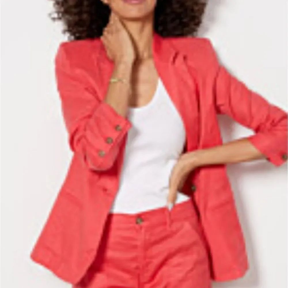BRAND NEW ANN TAYLOR PETITES LONG SLEEVES 3-BUTTON PLACKET  WOMEN"S BLAZER
